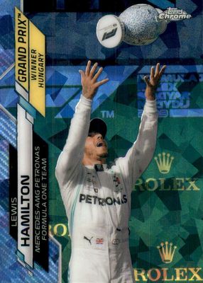 2020 Topps Chrome Formula 1 Sapphire Edition #144 Grand Prix Winners (Hungary)
