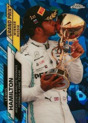 2020 Topps Chrome Formula 1 Sapphire Edition #148 Grand Prix Winners (Russia)