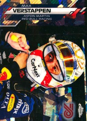 2020 Topps Chrome Formula 1 Sapphire Edition #179 F1 Racers - 70th Anniversary /70