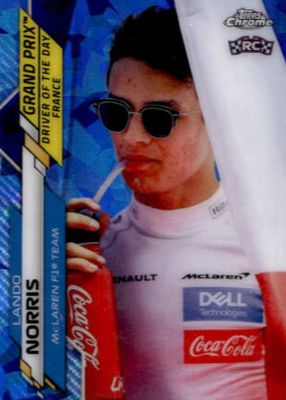 2020 Topps Chrome Formula 1 Sapphire Edition #161 Grand Prix Driver of the Day (France)