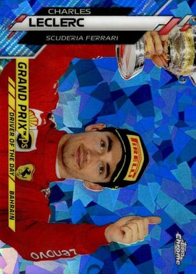 2020 Topps Chrome Formula 1 Sapphire Edition #155 Grand Prix Driver of the Day (Bahrain)