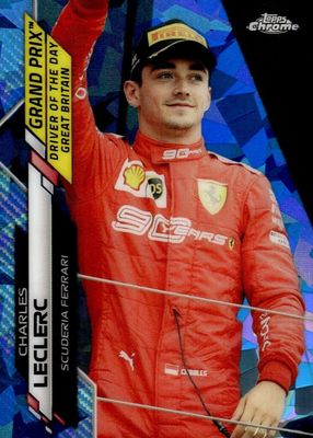 2020 Topps Chrome Formula 1 Sapphire Edition #163 Grand Prix Driver of the Day (Great Britain)