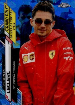 2020 Topps Chrome Formula 1 Sapphire Edition #167 Grand Prix Driver of the Day (Italy)