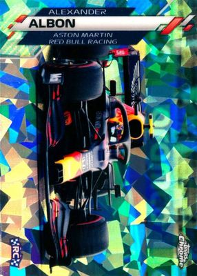 2020 Topps Chrome Formula 1 Sapphire Edition #25 F1 Cars - Aqua /99