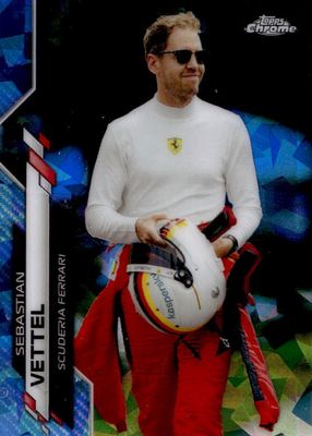 Sebastian Vettel 2020 Topps Chrome Formula 1 #176 F1 Racers