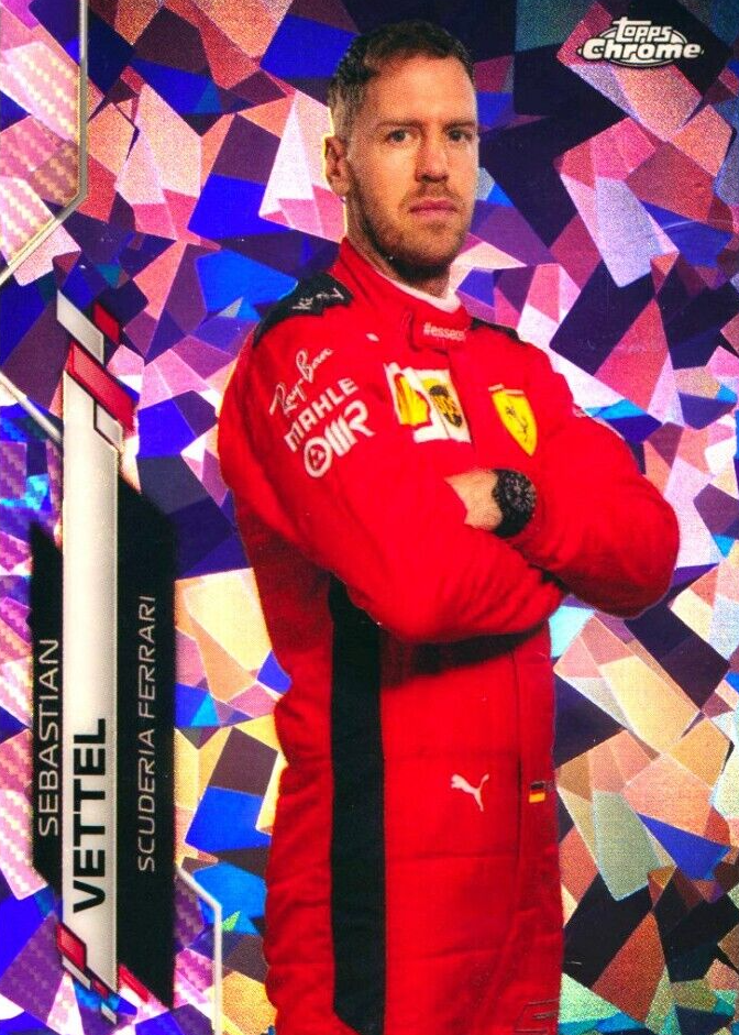 Sebastian Vettel 2020 Topps Chrome Formula 1 Sapphire