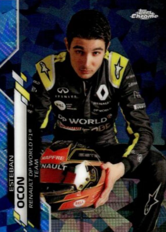 2020 Topps Chrome Formula 1 Sapphire Edition #10 Image Variation (Sitting)