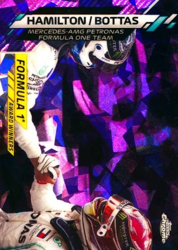 2020 Topps Chrome Formula 1 Sapphire Edition #196 F1 Award Winners - Purple /10