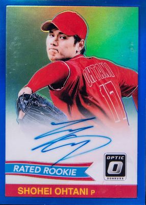 2018 Optic #84S-SO Rated Rookie Retro 1984 Signatures - Blue (/25)