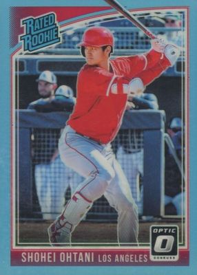 2018 Optic #56 Rated Rookie - Carolina Blue /50 (Batting)