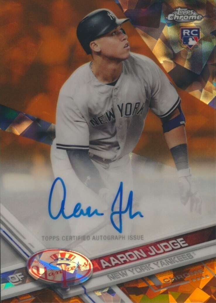ア−ロン·ジャッジ Aaron Judge auto 2017 直筆サイン（MLB