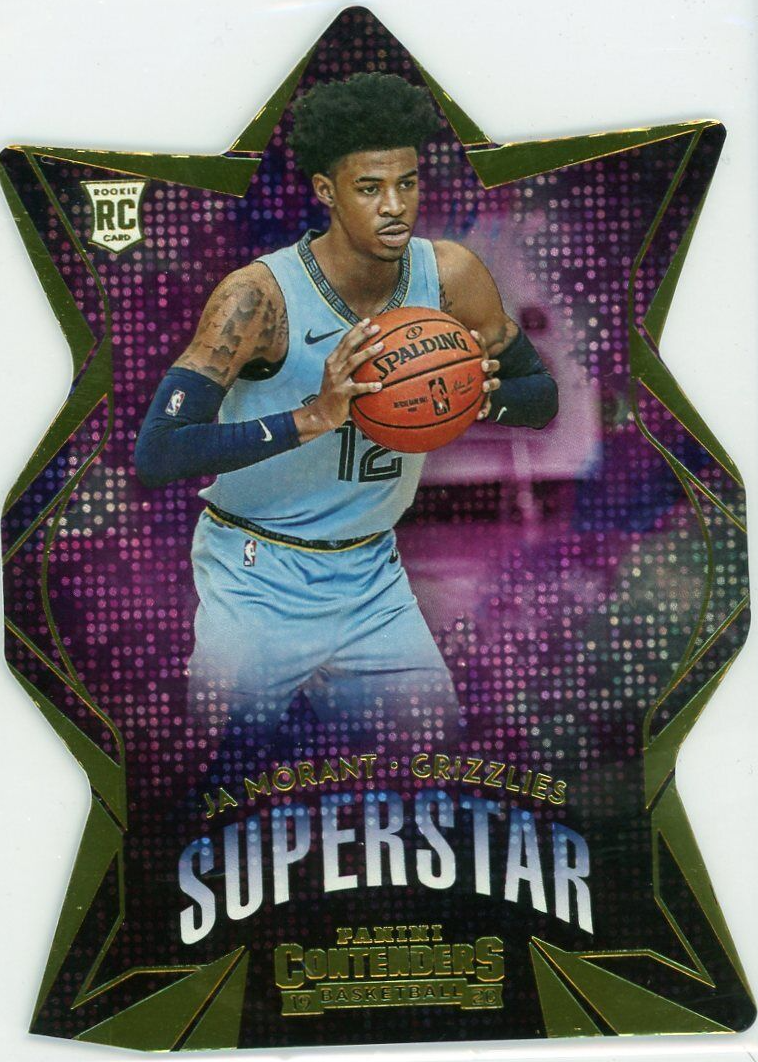 Ja Morant 2019 Contenders #9 Superstar Die-Cut Price Guide