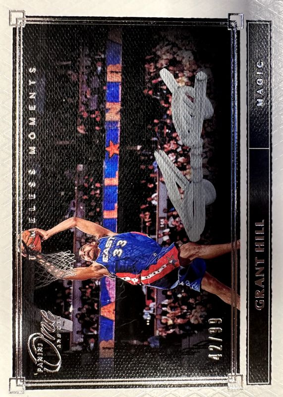 Grant Hill 2019 One and One #TM-GHL Timeless Moments Autographs (/99) RAW