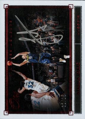 2019 One and One #TM-NJK Timeless Moments Autographs - Red /25