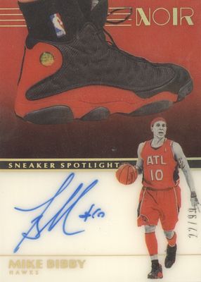 2019 Noir #SNS-MI Sneaker Spotlight Autographs /99