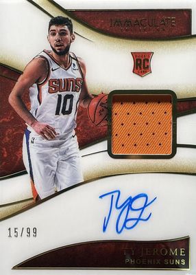 2019 Immaculate #116 Rookie Patch Auto /99