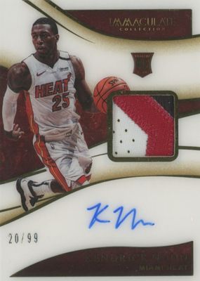 2019 Immaculate #122 Rookie Patch Auto /99