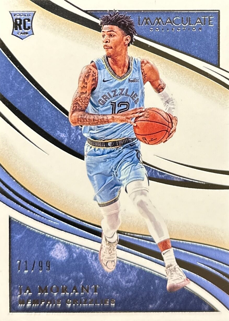 Ja Morant 2019 Immaculate #75 Base /99 Price Guide - Sports
