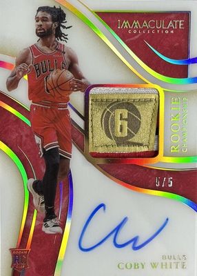 2019 Immaculate #103 Rookie Patch Auto - Tag /5