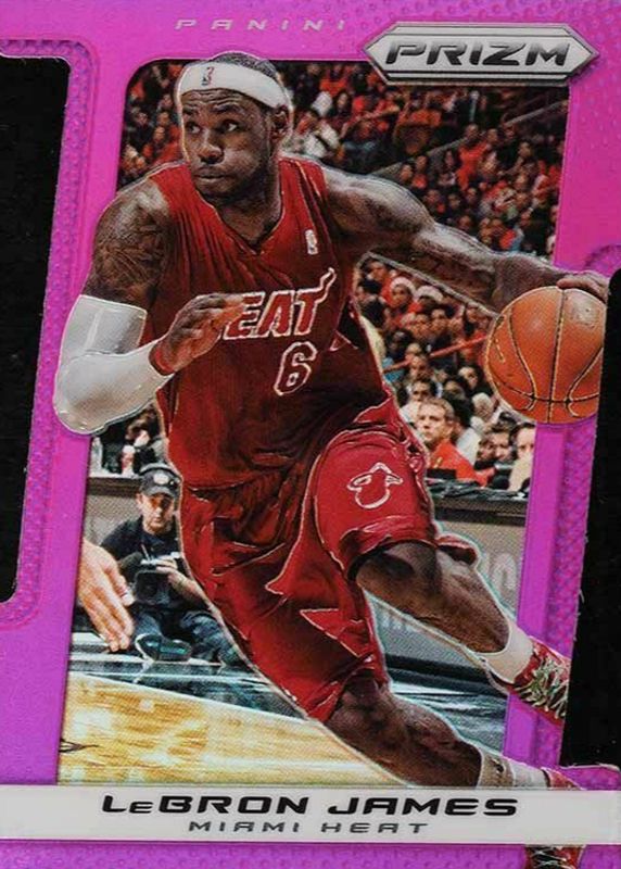 LeBron James 2013 Prizm #65 Purple Die-Cut /49 PSA 10