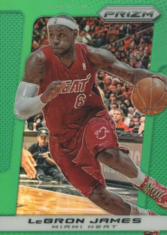 LeBron James 2013 Prizm #65 Green BGS 9.5