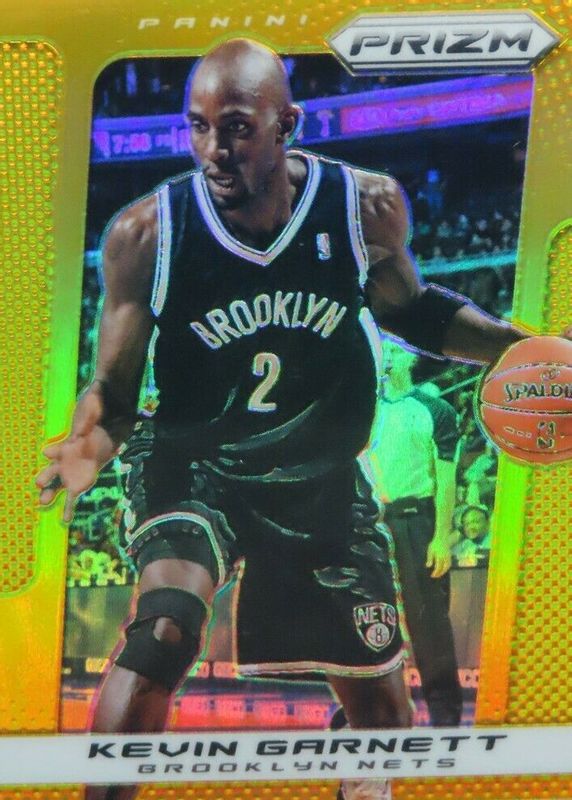 Kevin Garnett 2013 Prizm #76 Gold /10 PSA 9