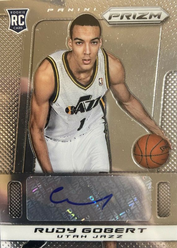 Rudy Gobert 2013 Prizm Auto Rookie PSA 9