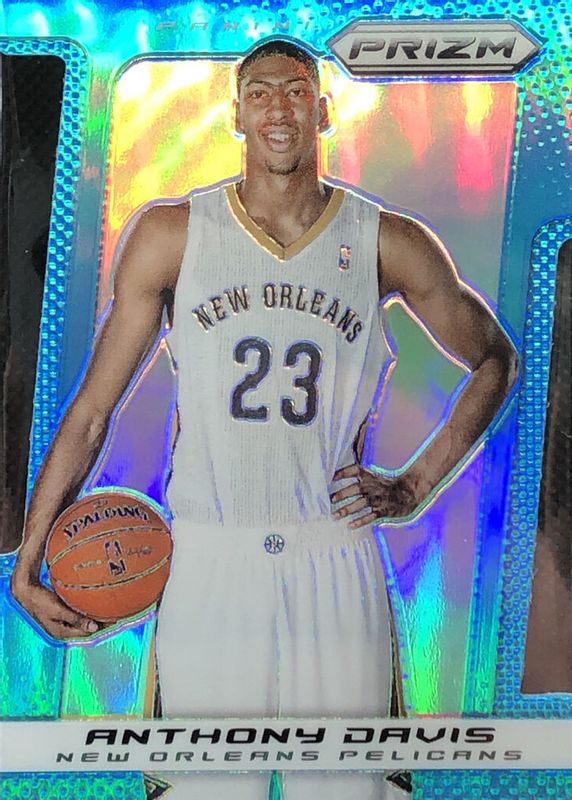 Anthony Davis 2013 Prizm #4 Light Blue Die-Cut /199 BGS 9