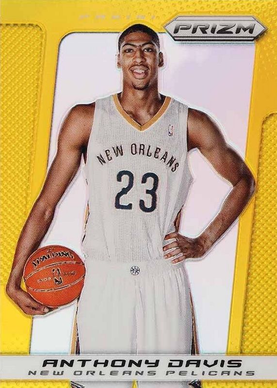 Anthony Davis 2013 Prizm #4 Gold /10 RAW