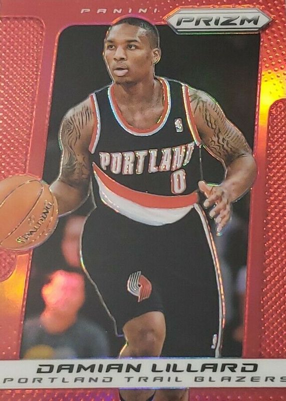 Damian Lillard 2013 Prizm #19 Red RAW