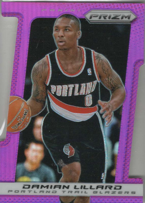 Damian Lillard 2013 Prizm #19 Purple Die-Cut /49 SGC 10