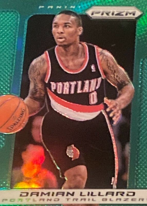 Damian Lillard 2013 Prizm #19 Green PSA 10