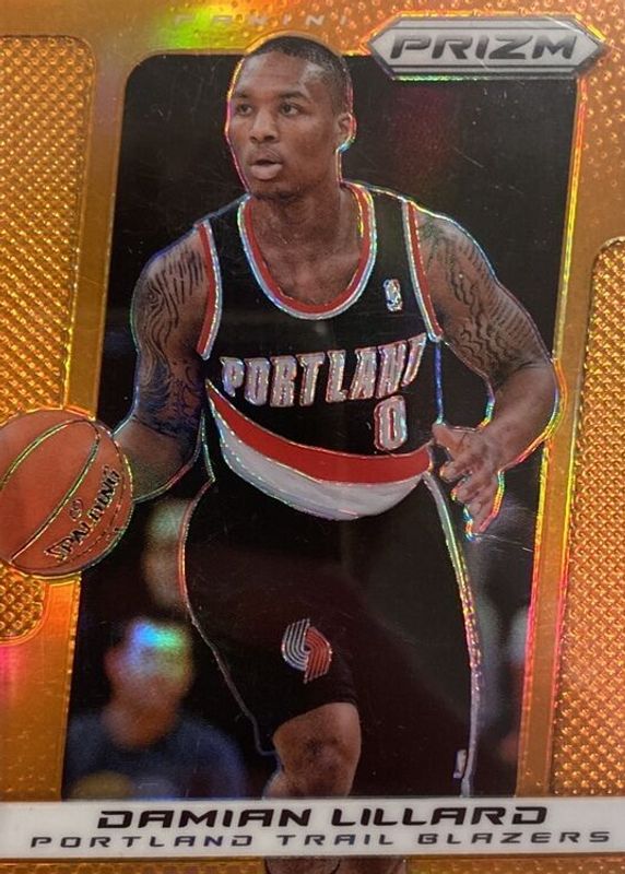 Damian Lillard 2013 Prizm #19 Orange /60 RAW