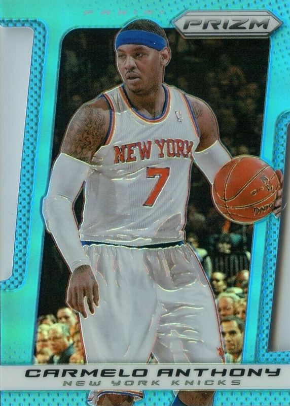 Carmelo Anthony 2013 Prizm #172 Light Blue Die-Cut /199 SGC 10 PRISTINE