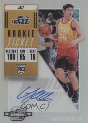 2018 Contenders Optic #113 Rookie Ticket Auto Variation (Yellow Jersey)