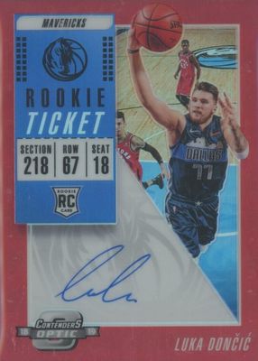 2018 Contenders Optic #128 Rookie Ticket Auto - Red /149 (Shooting)