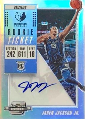 2018 Contenders Optic #115 Rookie Ticket Auto (Ball in One Hand)