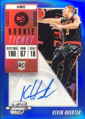 2018 Contenders Optic #117 Rookie Ticket Auto - Blue /99 (Black Jersey)