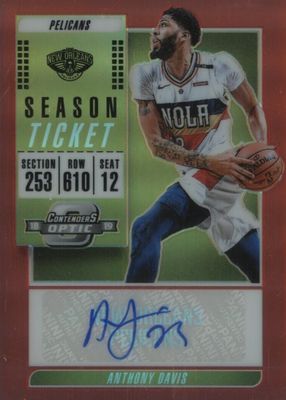 2018 Contenders Optic #VT-ADV Veteran Season Ticket Autographs - Red /49