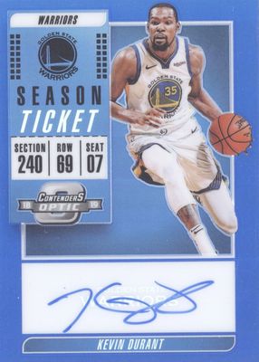 2018 Contenders Optic #VT-KDR Veteran Season Ticket Autographs - Blue /35