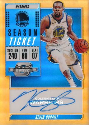 2018 Contenders Optic #VT-KDR Veteran Season Ticket Autographs - Orange /25