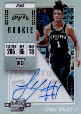 2018 Contenders Optic #118 Rookie Ticket Auto (Black Jersey)