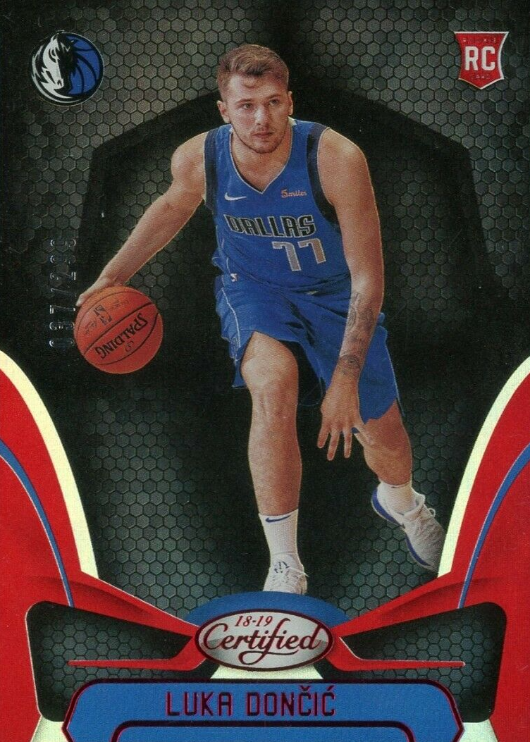Luka Doncic 2018 Certified #153 Mirror Red /299 Price Guide