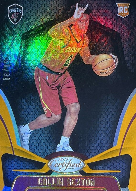 Collin Sexton 2018 Certified #158 Mirror Orange /99 Rookie PSA 10