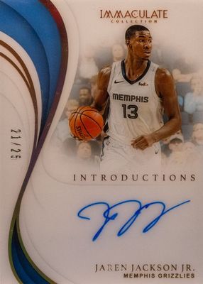 2018 Immaculate #INT-JJJ Immaculate Introductions Autographs (/25)