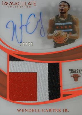 2018 Immaculate #PP-WCJ Premium Patch Autographs - Red (/25)
