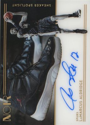 2018 Noir #SNS-LA Sneaker Spotlight Autographs /99