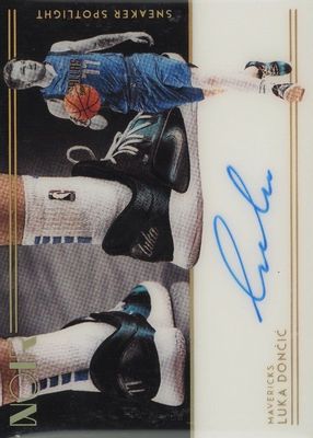 2018 Noir #SNS-LD Sneaker Spotlight Autographs /99