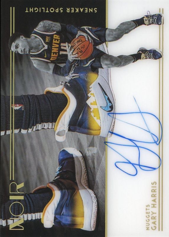 Gary Harris 2018 Noir #SNS-GH Sneaker Spotlight Autographs /99 RAW
