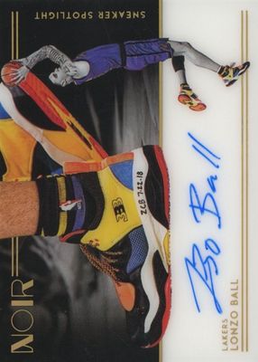 2018 Noir #SNS-LB Sneaker Spotlight Autographs /99